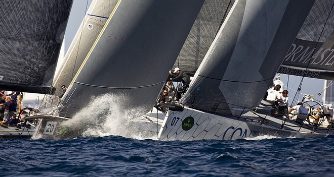 Mini Maxi race start - Maxi Yacht Rolex Cup ©  Rolex / Carlo Borlenghi http://www.carloborlenghi.net